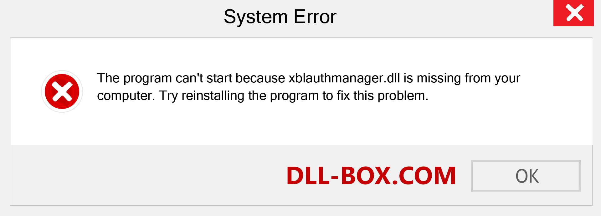  xblauthmanager.dll file is missing?. Download for Windows 7, 8, 10 - Fix  xblauthmanager dll Missing Error on Windows, photos, images